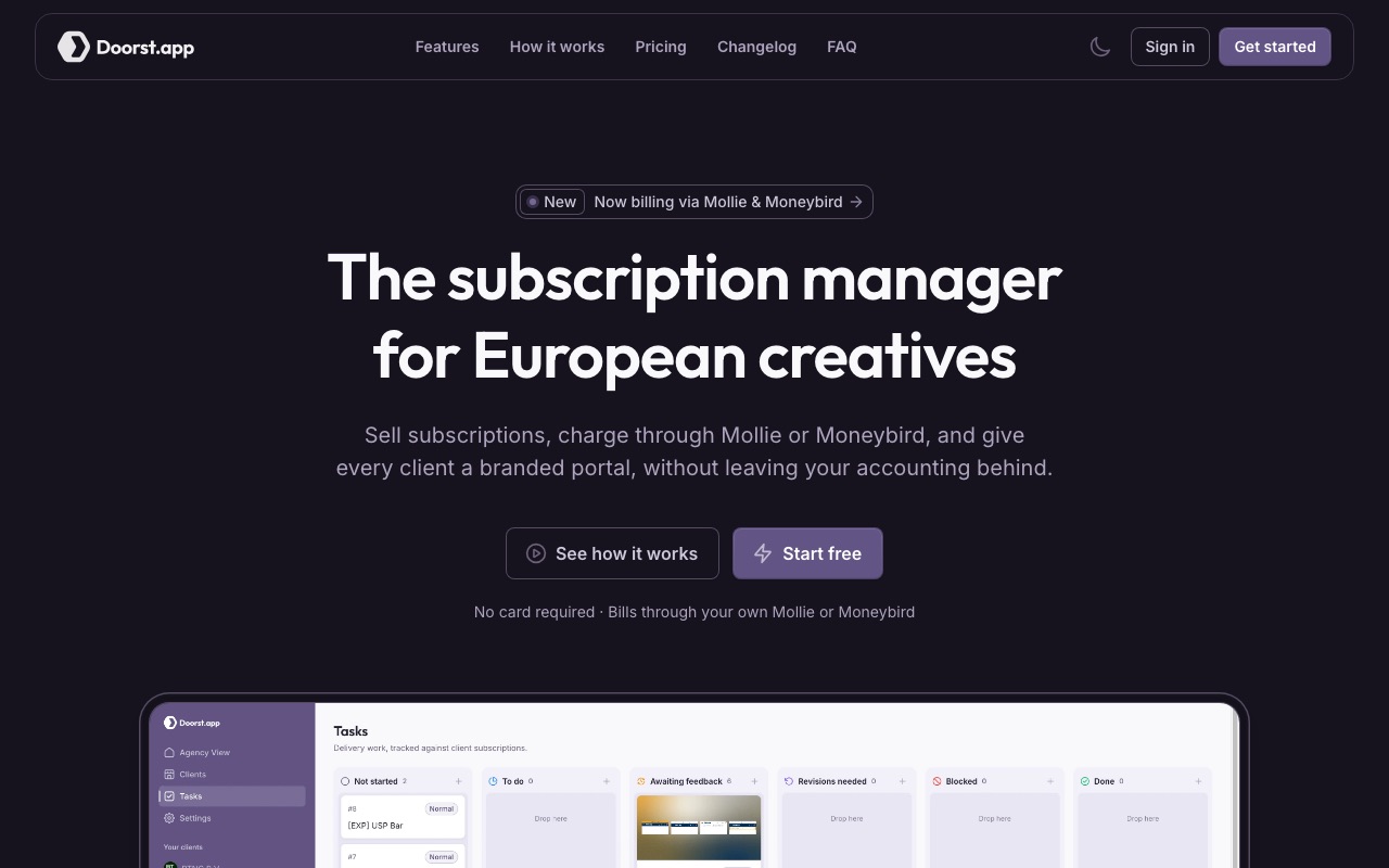 The Doorst.app website